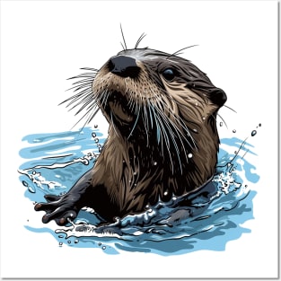 otter Posters and Art